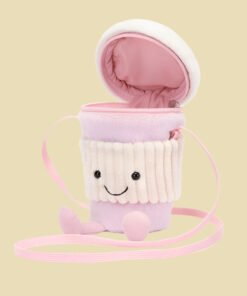 Jellycat Amuseables Coffee-To-Go Pink Bag 1