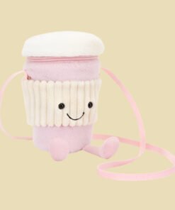 Jellycat Amuseables Coffee-To-Go Pink Bag 1