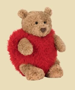 Jellycat Bartholomew Bear 'Heartthrob' 1