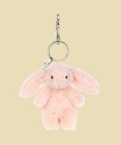 Jellycat Bashful Bunny Blush Bag Charm 1