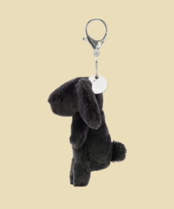 Jellycat Bashful Inky Bunny Bag Charm 1