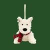 Jellycat Munro Scottie Dog Decoration1