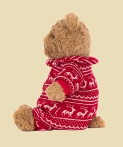 jellycat Bartholomew Bear Winter Pyjamas 1